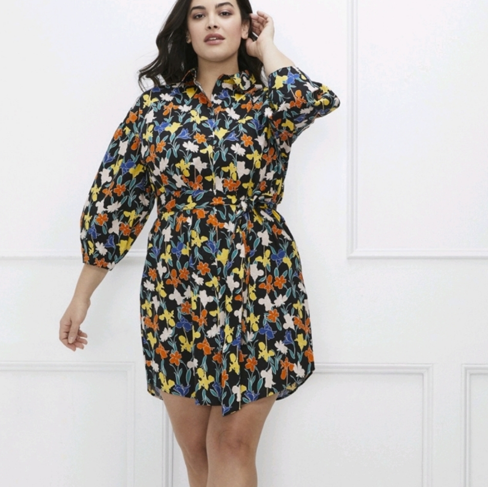 Eloquii Elements Plus size Shirt dress